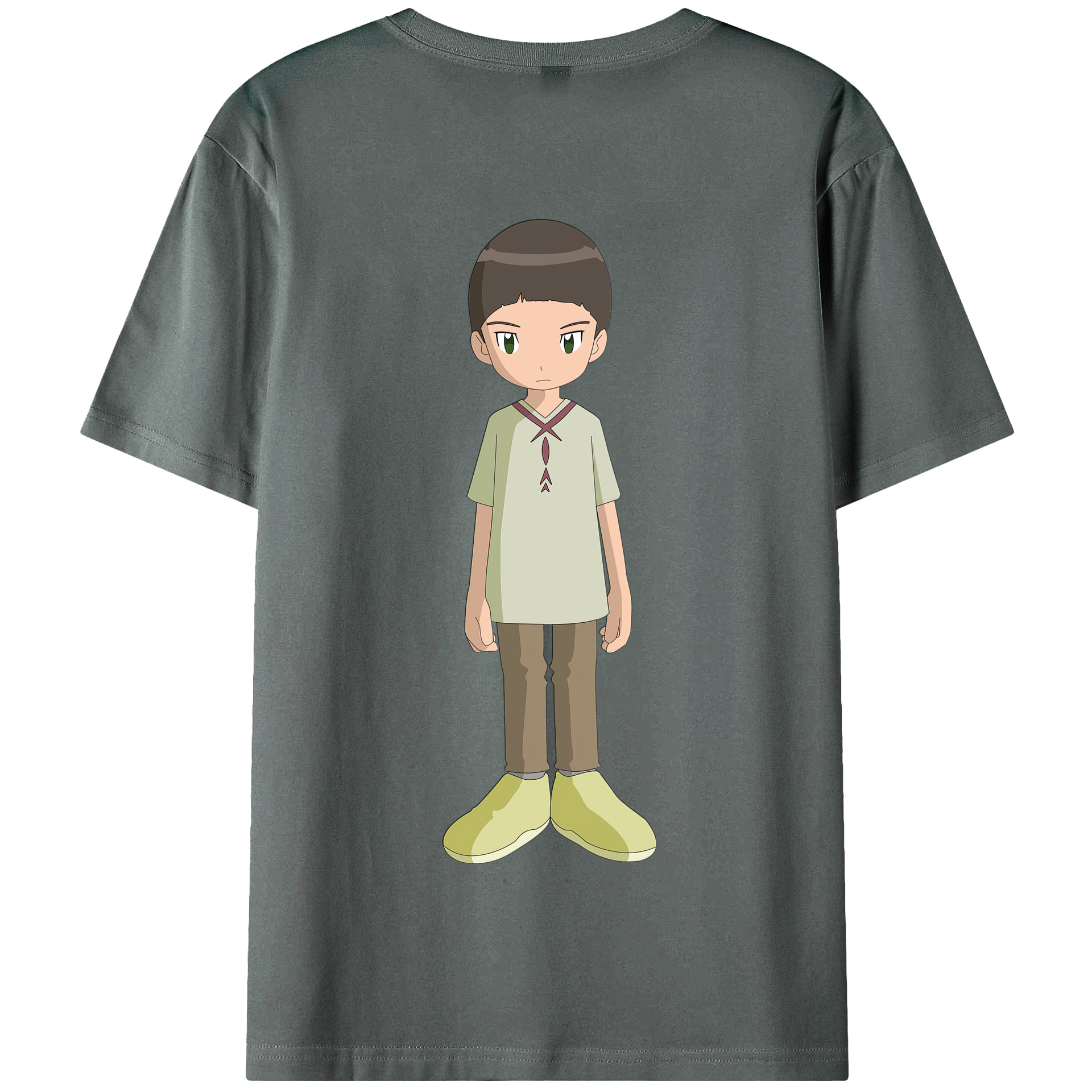 （画像用） Digimon デジタルモンスター/デジモン 綿100％半袖Tシャツ（背面プリント）